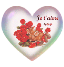 Gif animé coeur calin